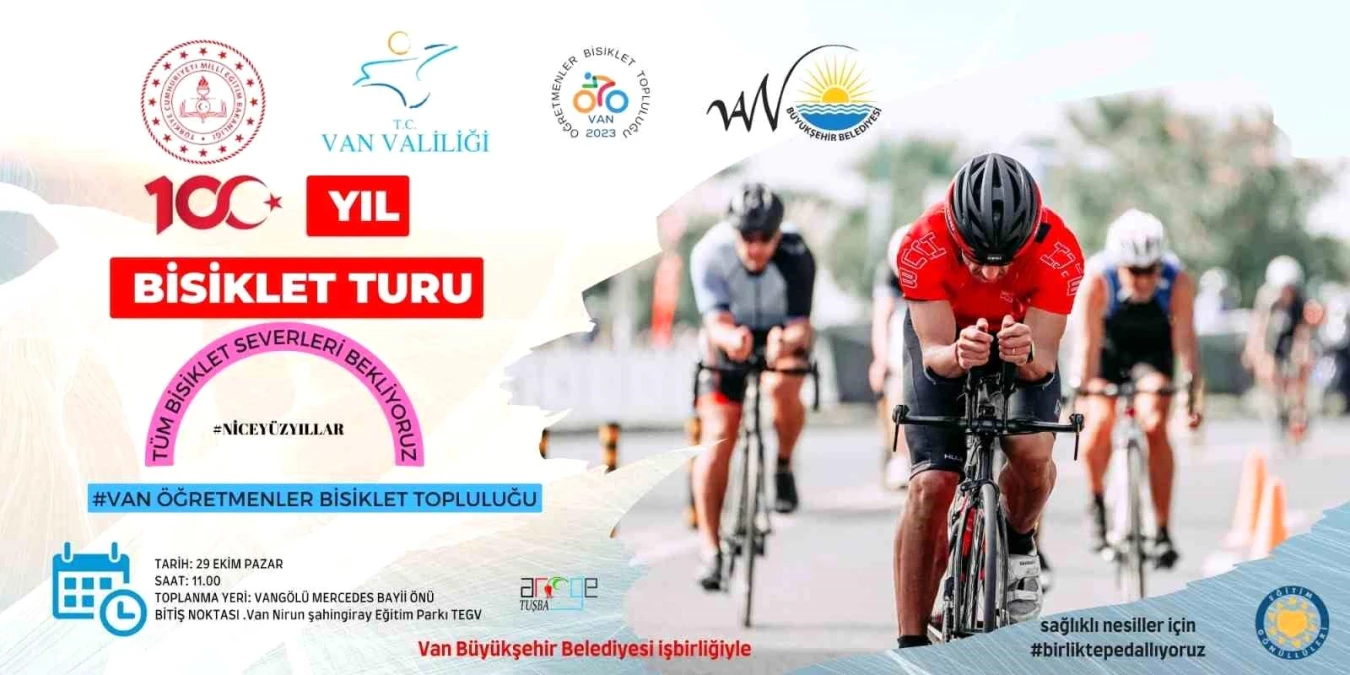 Van Büyükşehir Belediyesi, Cumhuriyet\'in 100. yılına özel bisiklet turu düzenliyor