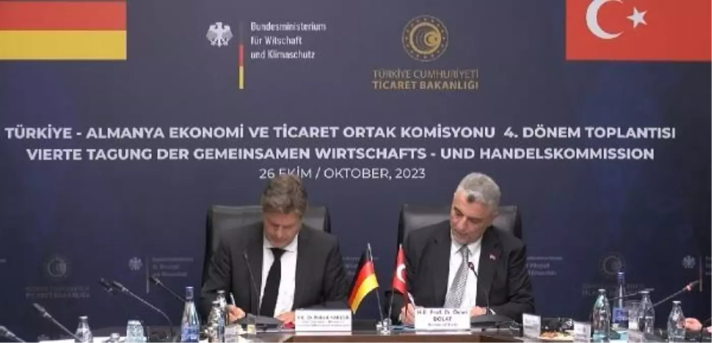 Türkiye ve Almanya, Ticaret Hacmini 50 Milyar Dolara Çıkarmayı Hedefliyor