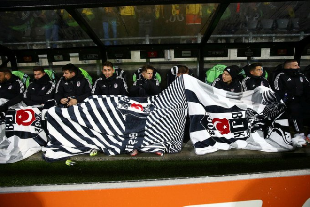 Beşiktaş'ın Bodo/Glimt maçındaki yedek kulübesinin halini görenler şaştı kaldı