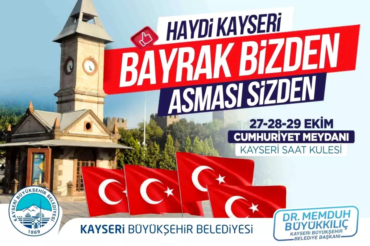 Büyükşehir vatandaşlara Türk Bayrağı dağıtacak