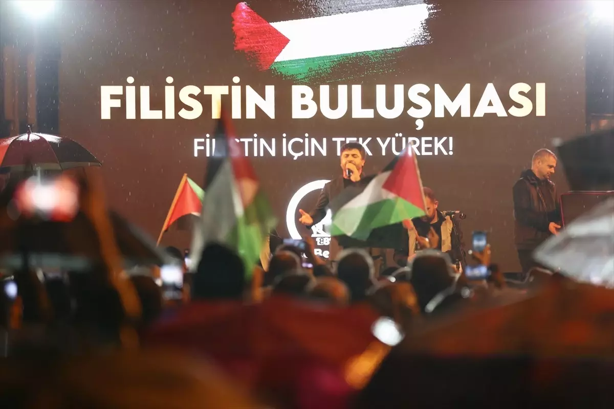 Düzce Belediyesi Filistin İçin Tek Yürek Programı Düzenledi