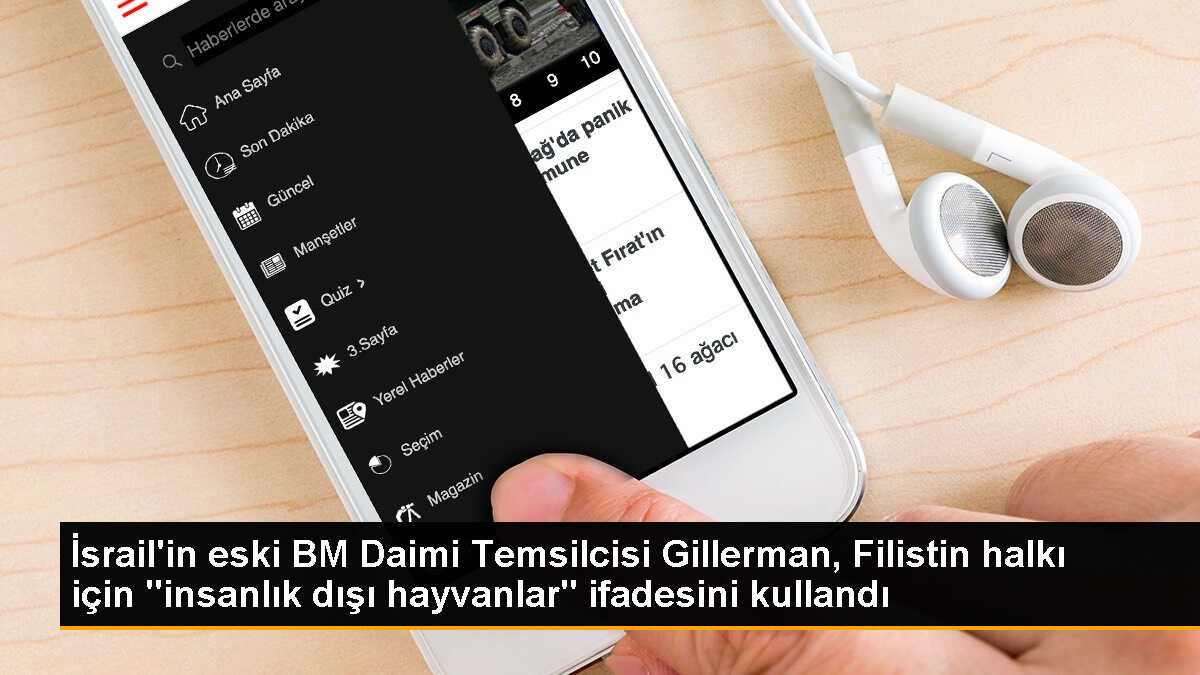 İsrail\'in eski BM Daimi Temsilcisi Filistin halkını hayvanlar olarak nitelendirdi