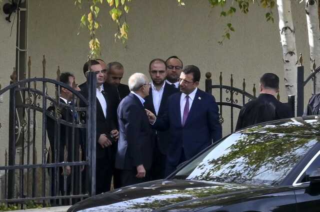 Kılıçdaroğlu ve İmamoğlu Ahlatlıbel Sosyal Tesisleri'nde Görüştü