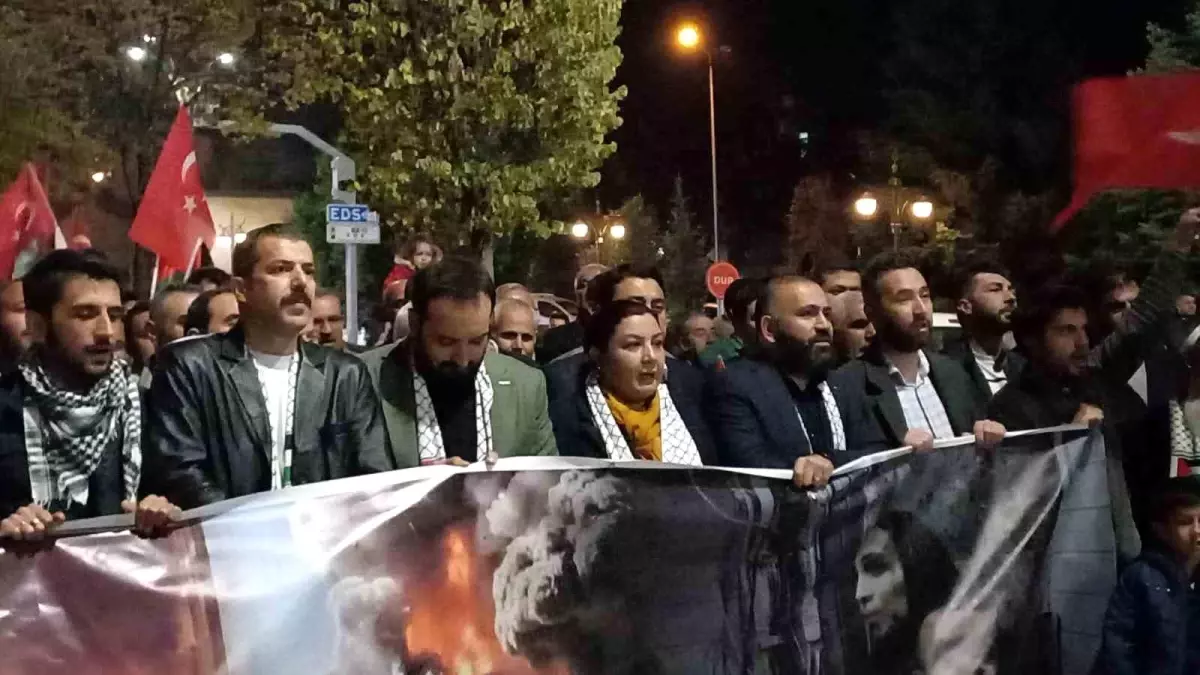 Kırşehir\'de İsrail\'in Gazze\'ye saldırıları protesto edildi