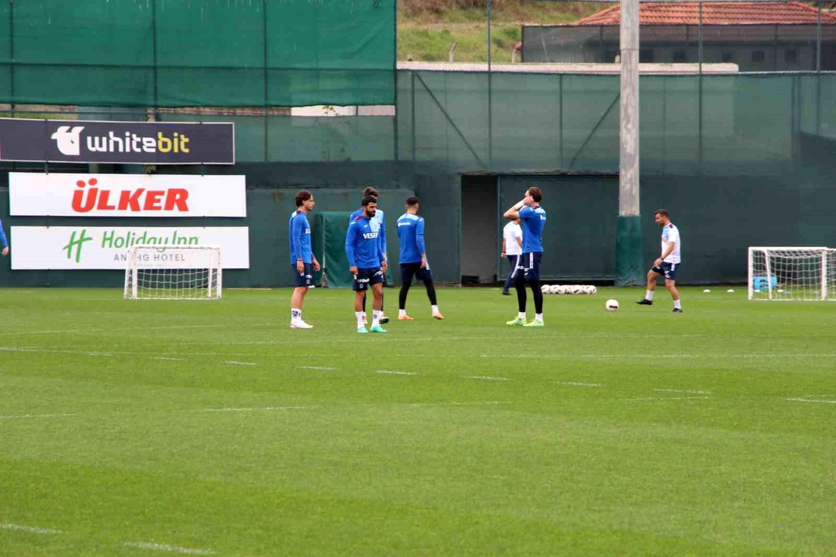 Trabzonspor, Fatih Karagümrük maçı için hazırlıklarını sürdürdü