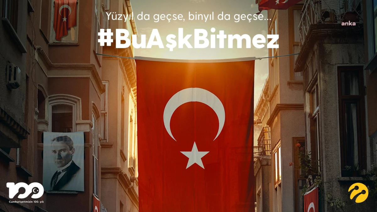 Turkcell, Cumhuriyet\'in 100. Yılını Dijital Markalarıyla Kutluyor