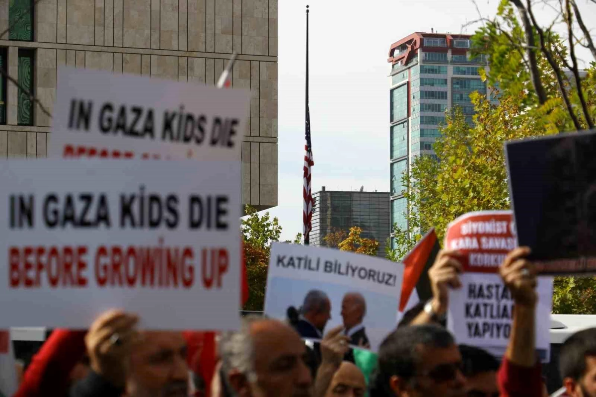 ABD\'nin İsrail\'e desteği protesto edildi