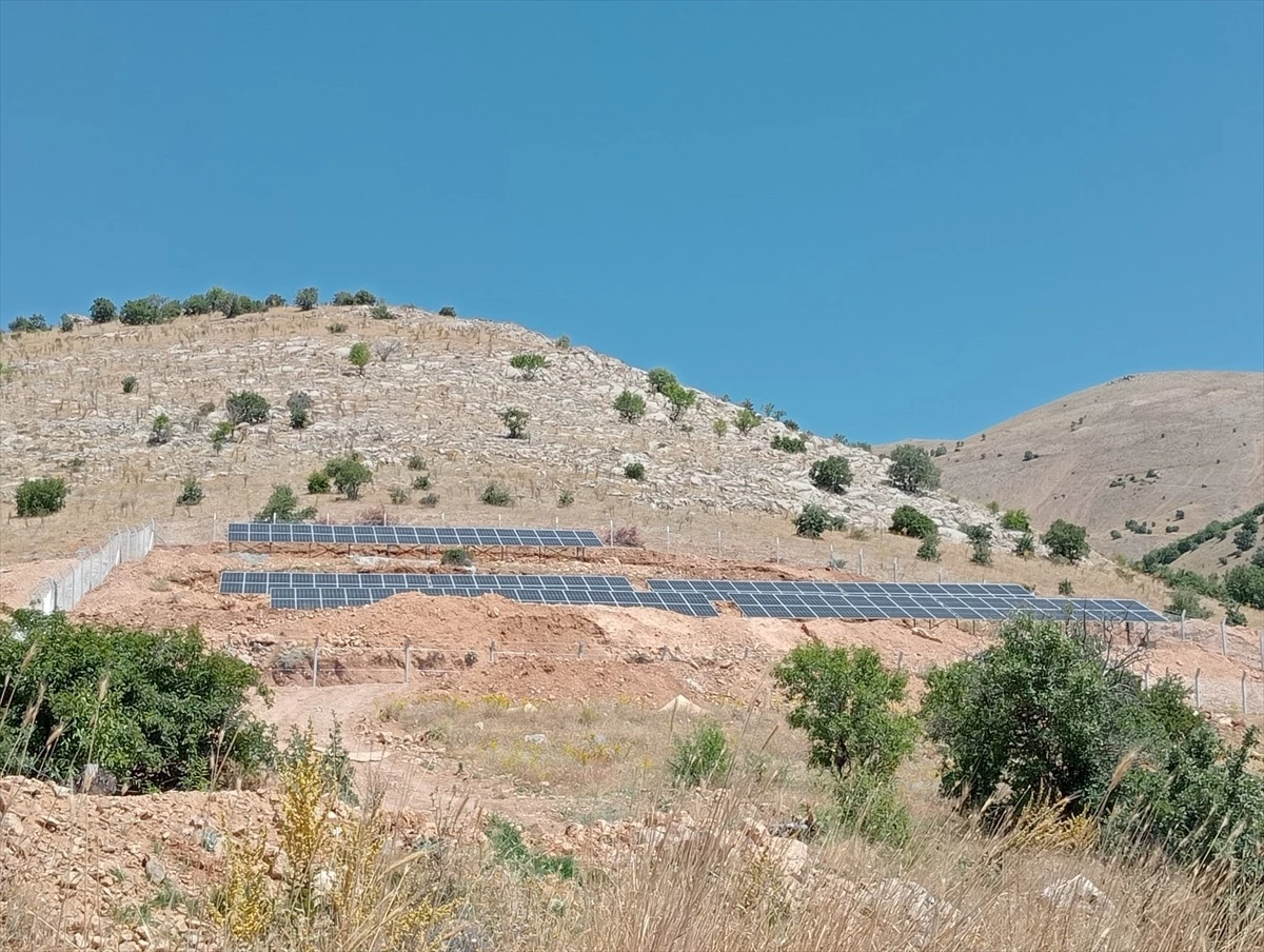 Baskil ilçesinde Güneş Enerji Santrali kuruldu