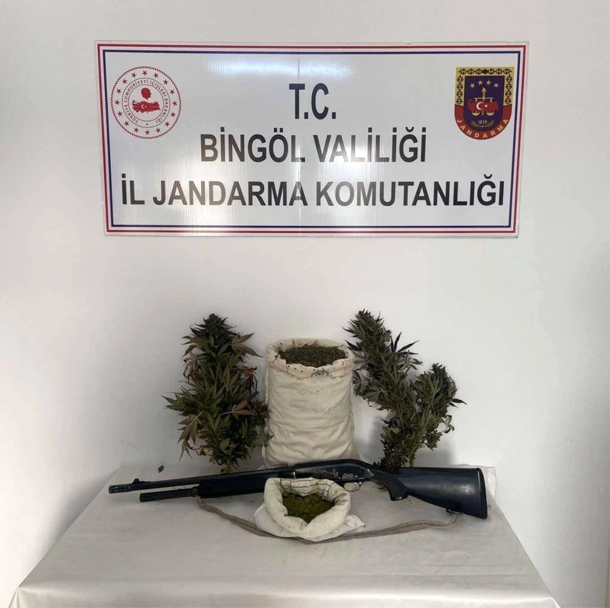 Bingöl\'de uyuşturucu operasyonunda 2 kilo 664 gram esrar ele geçirildi
