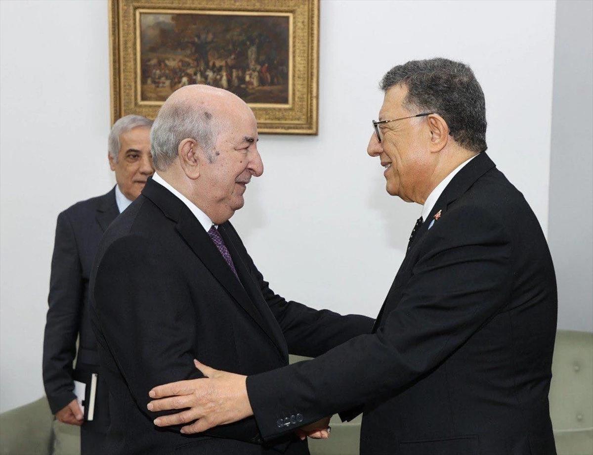 Cezayir Cumhurbaşkanı Tebbun, Tunus Halk Meclisi Başkanı Buderbale ile Görüştü
