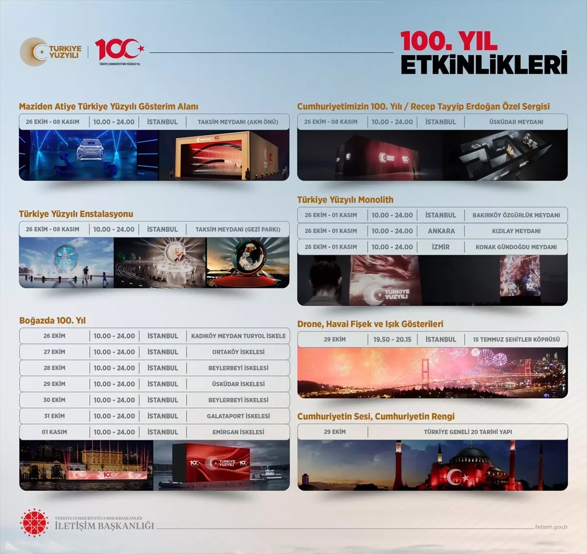 Cumhuriyetin 100. Yılına Özel Etkinlikler Vatandaşlarla Buluşuyor