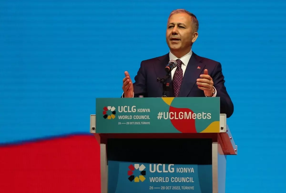 İçişleri Bakanı Yerlikaya: \'Şu an burada konuşurken bile Gazze bombalanıyor, çocuklar ölmeye devam ediyor\'