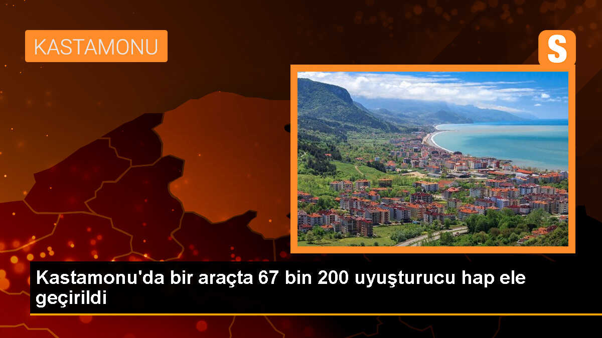 Kastamonu\'da 67 Bin 200 Sentetik Hap Ele Geçirildi