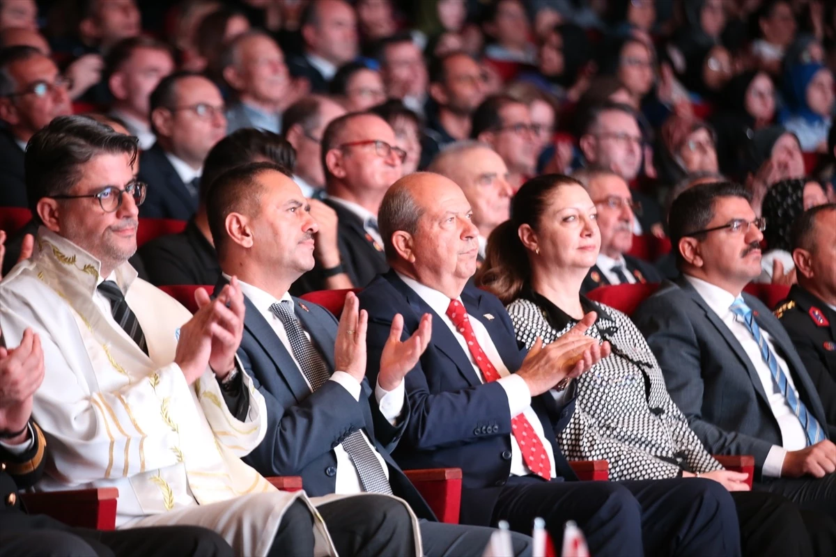 KKTC Cumhurbaşkanı Tatar, ÇOMÜ\'de Fahri Doktora Tevcih Töreni\'nde konuştu Açıklaması