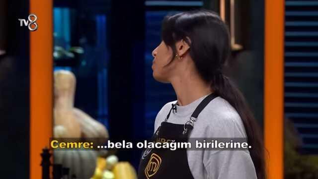 MasterChef'te Cemre tehditler savurdu! Tahsin 'Can güvenliğim yok' deyip isyan etti