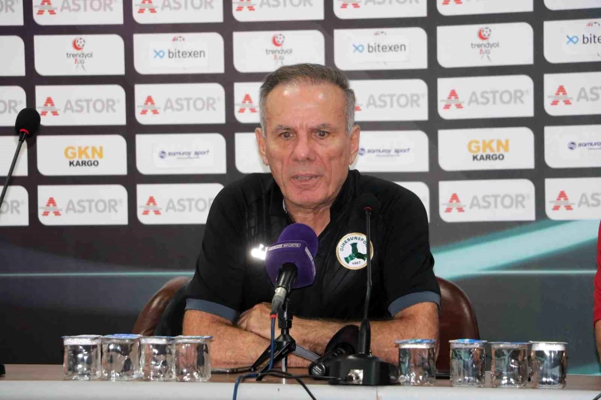Giresunspor Teknik Direktörü Mehmet Birinci: 1 puan bizim için çok iyi oldu