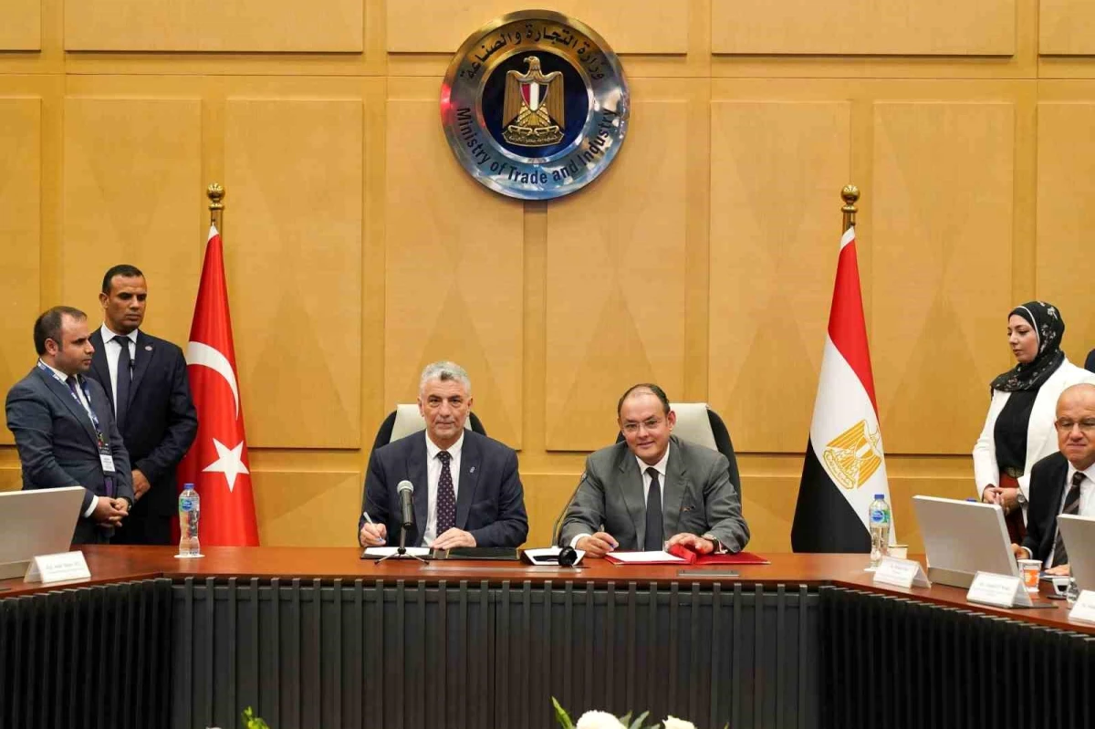 Türkiye ve Mısır, 5 yılda ticareti 15 milyar dolara çıkarmayı hedefliyor
