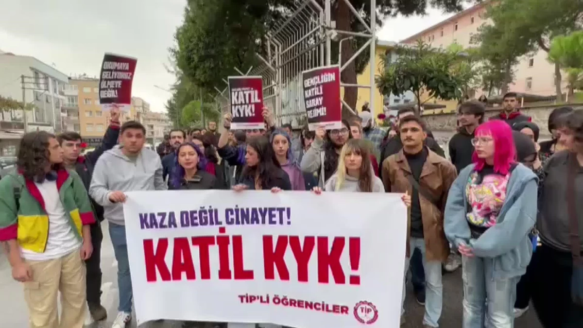 TİP İzmir Üyeleri, KYK Yurdundaki Asansör Kazasını Protesto Etti