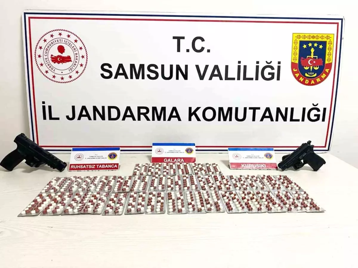 Samsun\'da Uyuşturucu Operasyonu: 504 Hap Ele Geçirildi, 3 Gözaltı