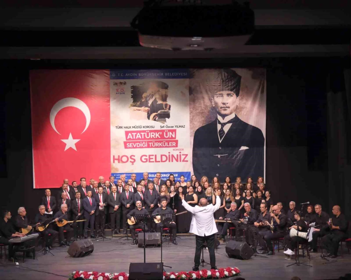 Aydın Büyükşehir Belediyesi, Atatürk\'ün Sevdiği Türkülerle Anıldı