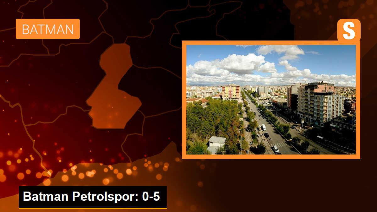 Efeler 09 Spor, Batman Petrolspor\'a 5-0 mağlup oldu