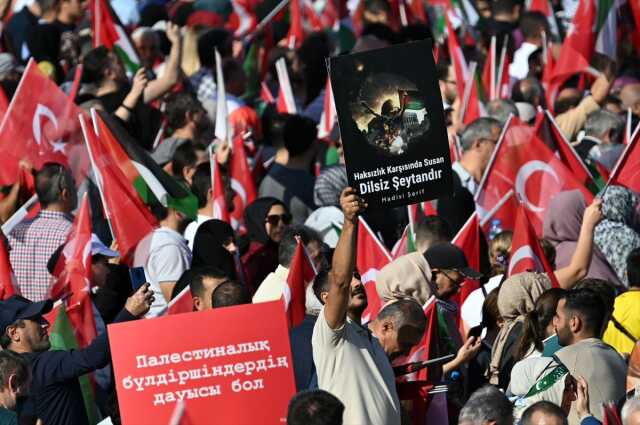 Büyük Filistin Mitingi'nde Cumhurbaşkanı Erdoğan'dan İsrail'e gözdağı: Bir gece ansızın gelebiliriz Büyük Filistin Mitingi'nde Cumhurbaşkanı Erdoğan'dan İsrail'e gözdağı: Bir gece ansızın gelebiliriz