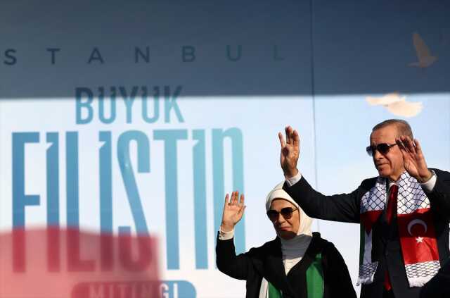 Büyük Filistin Mitingi'nde Cumhurbaşkanı Erdoğan'dan İsrail'e gözdağı: Bir gece ansızın gelebiliriz Büyük Filistin Mitingi'nde Cumhurbaşkanı Erdoğan'dan İsrail'e gözdağı: Bir gece ansızın gelebiliriz
