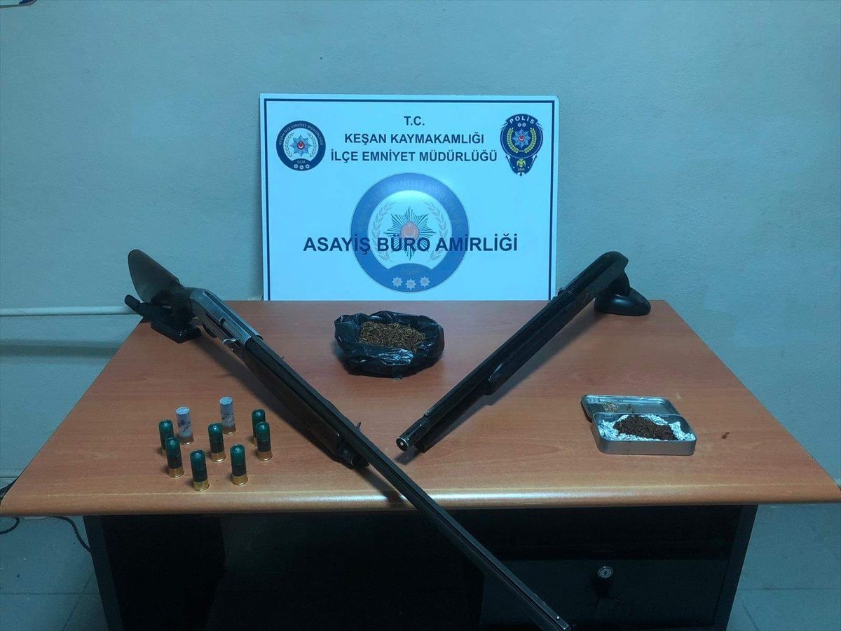 Keşan\'da Uyuşturucu Operasyonu: Zanlı Tutuklandı