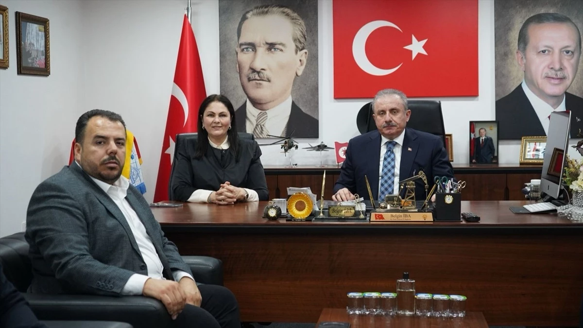 Mustafa Şentop, AK Parti Edirne İl Başkanlığını ziyaret etti