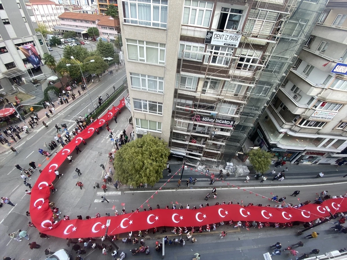 Samsun\'da Cumhuriyet Yürüyüşü düzenlendi