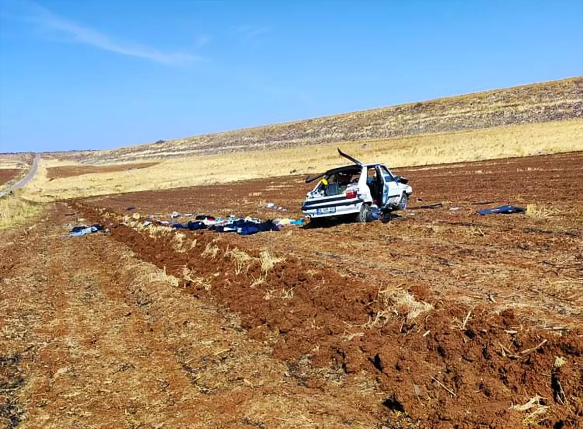 Şanlıurfa\'da şarampole devrilen otomobilin sürücüsü yaralandı