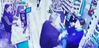 Zincir markette kasiyer yumruklu saldırıya uğradı