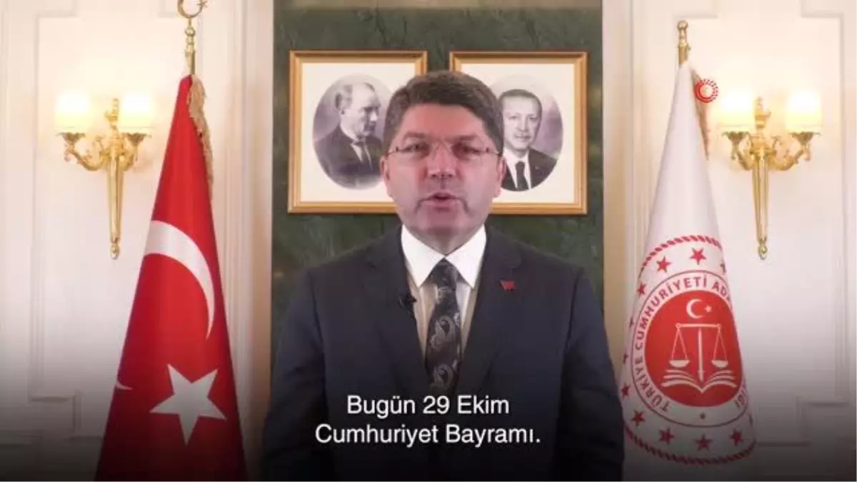 Adalet Bakanı Tunç\'tan 29 Ekim Cumhuriyet Bayramı mesajı