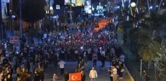 Silopi'de Cumhuriyetin 100. yılı kutlamaları fener alayıyla coşkuyla kutlandı