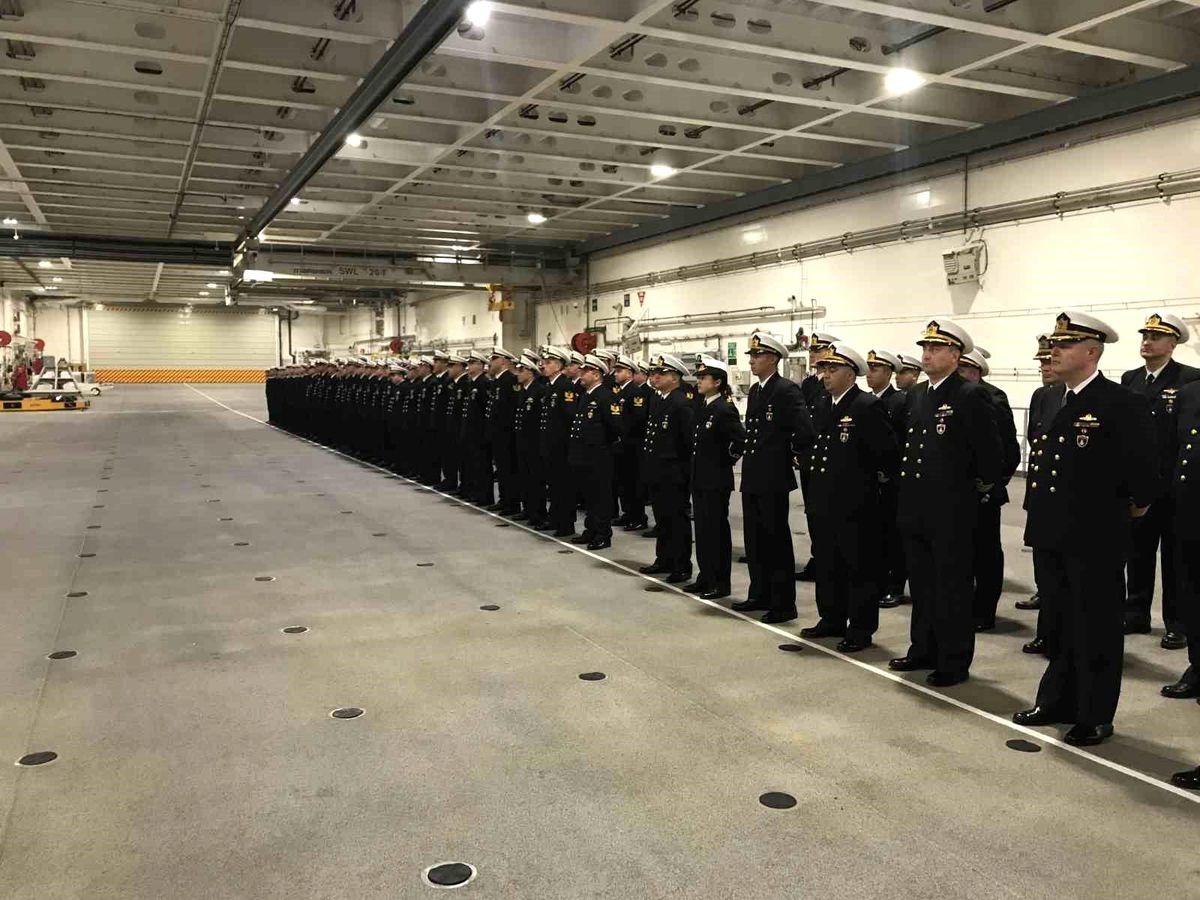 TCG Anadolu Gemisinde Cumhuriyet Bayramı Töreni