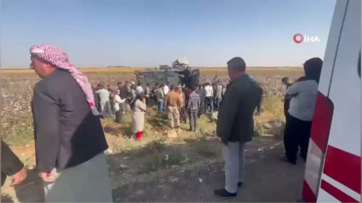 Zırhlı askeri araç devrildi: 3 yaralı