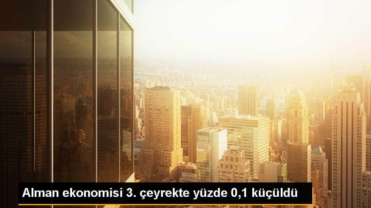 Almanya Ekonomisi Yılın Üçüncü Çeyreğinde Daraldı