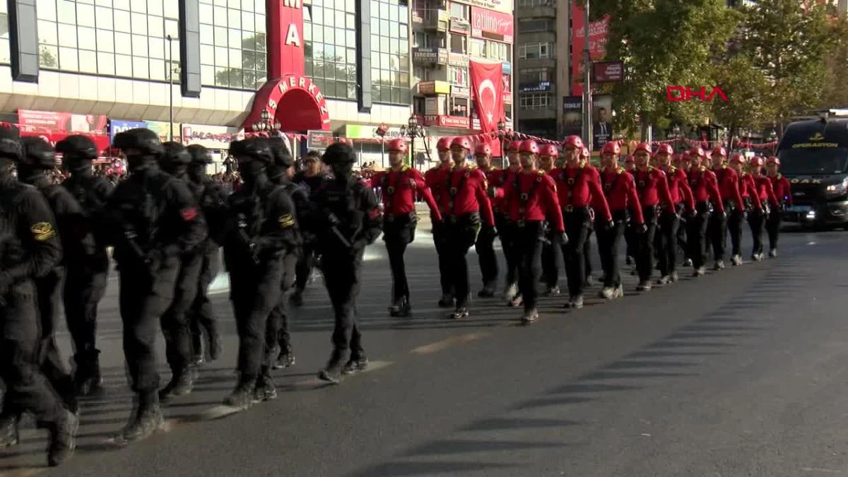 Ankara\'da Cumhuriyet\'in 100. yılı coşkuyla kutlandı