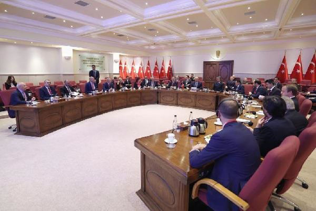 Milli Savunma Bakanı Yaşar Güler, NATO Parlamenter Asamblesi Alt Komisyonları Heyeti İle Görüştü