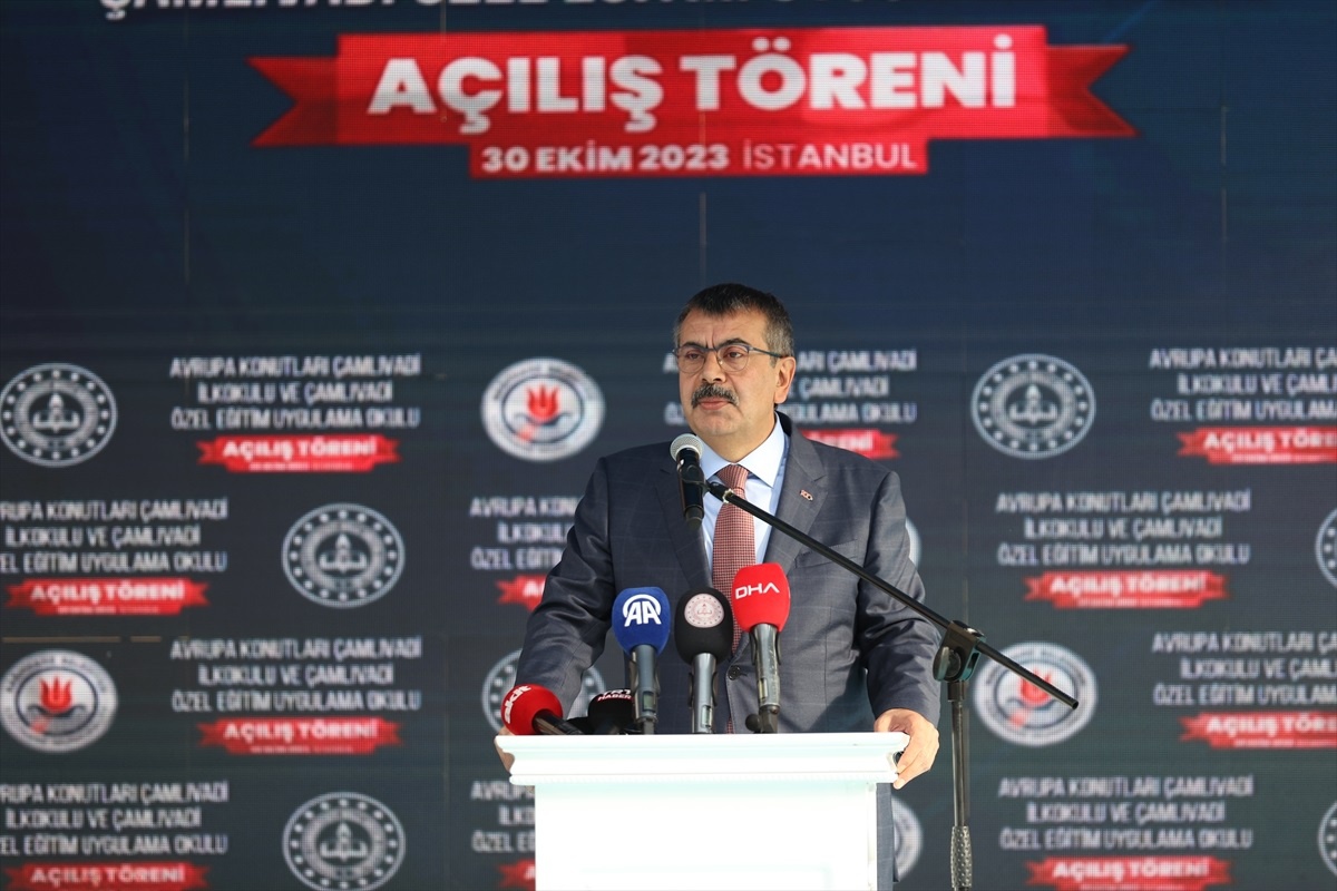 Bakan Tekin, Avrupa Konutları Çamlı Vadi İlkokulu ile Özel Eğitim Uygulama Okulu açılışında konuştu Açıklaması