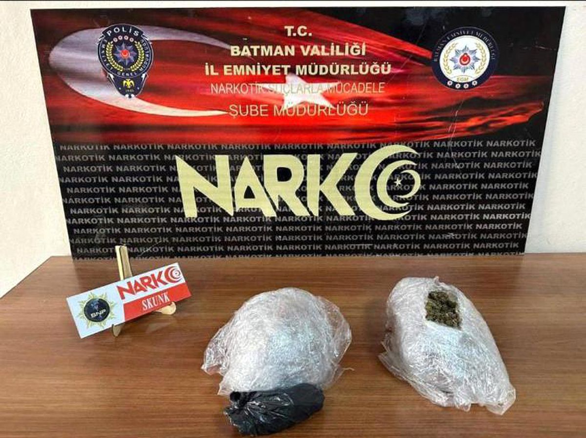 Batman\'da Uyuşturucu Operasyonunda 2 Kişi Tutuklandı