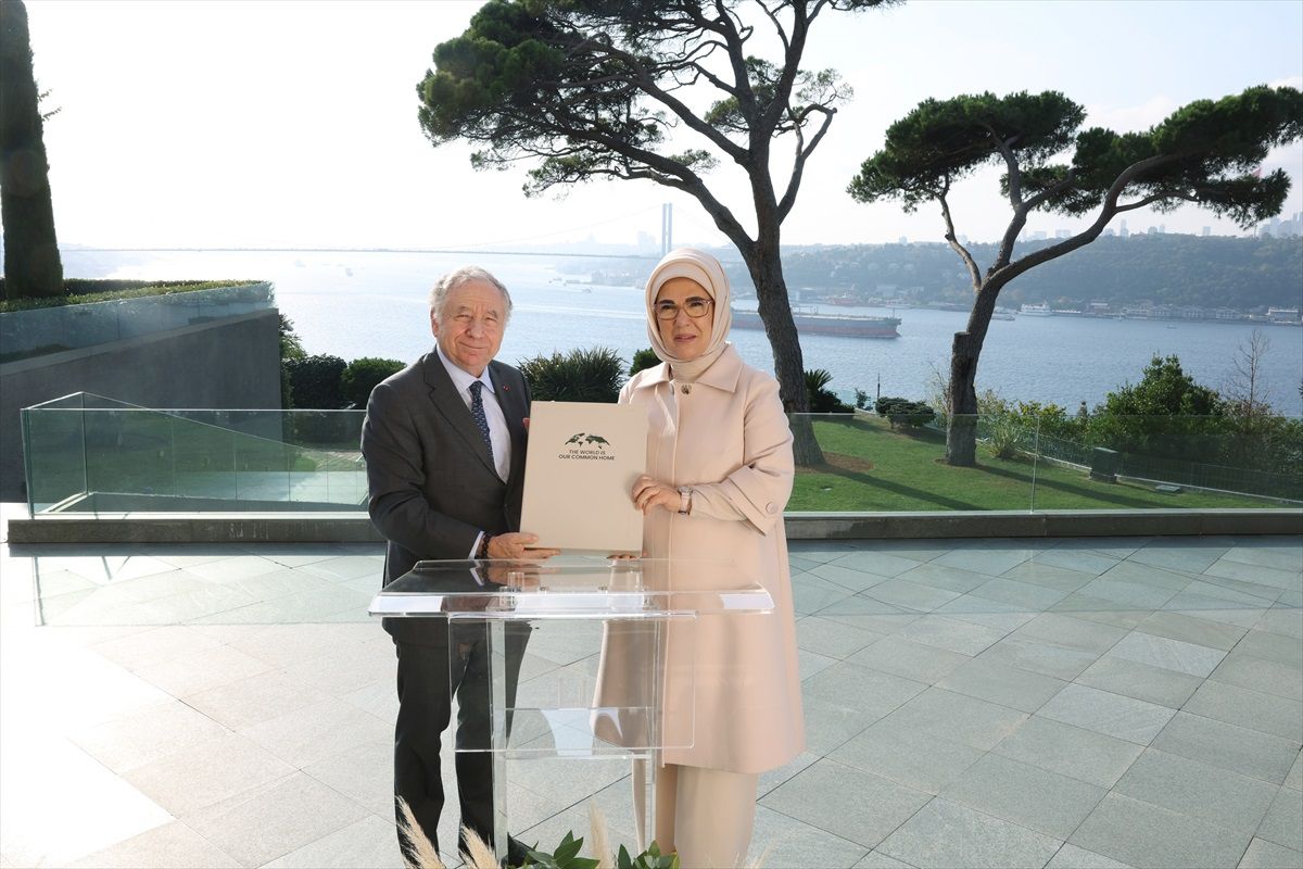 Emine Erdoğan, BM Karayolu Güvenliği Özel Temsilcisi Todt\'u kabul etti