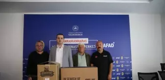 Kahramanmaraş'ta Depremzedelere Gazetecilik Ekipmanları Desteği