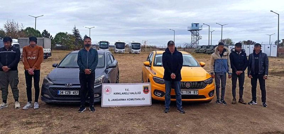 Kırklareli\'nde 1061 düzensiz göçmen yakalandı