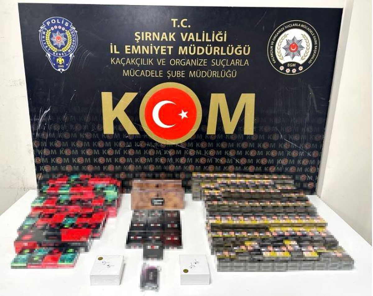 Şırnak\'ta yapılan operasyonlarda kaçak malzemeler ele geçirildi