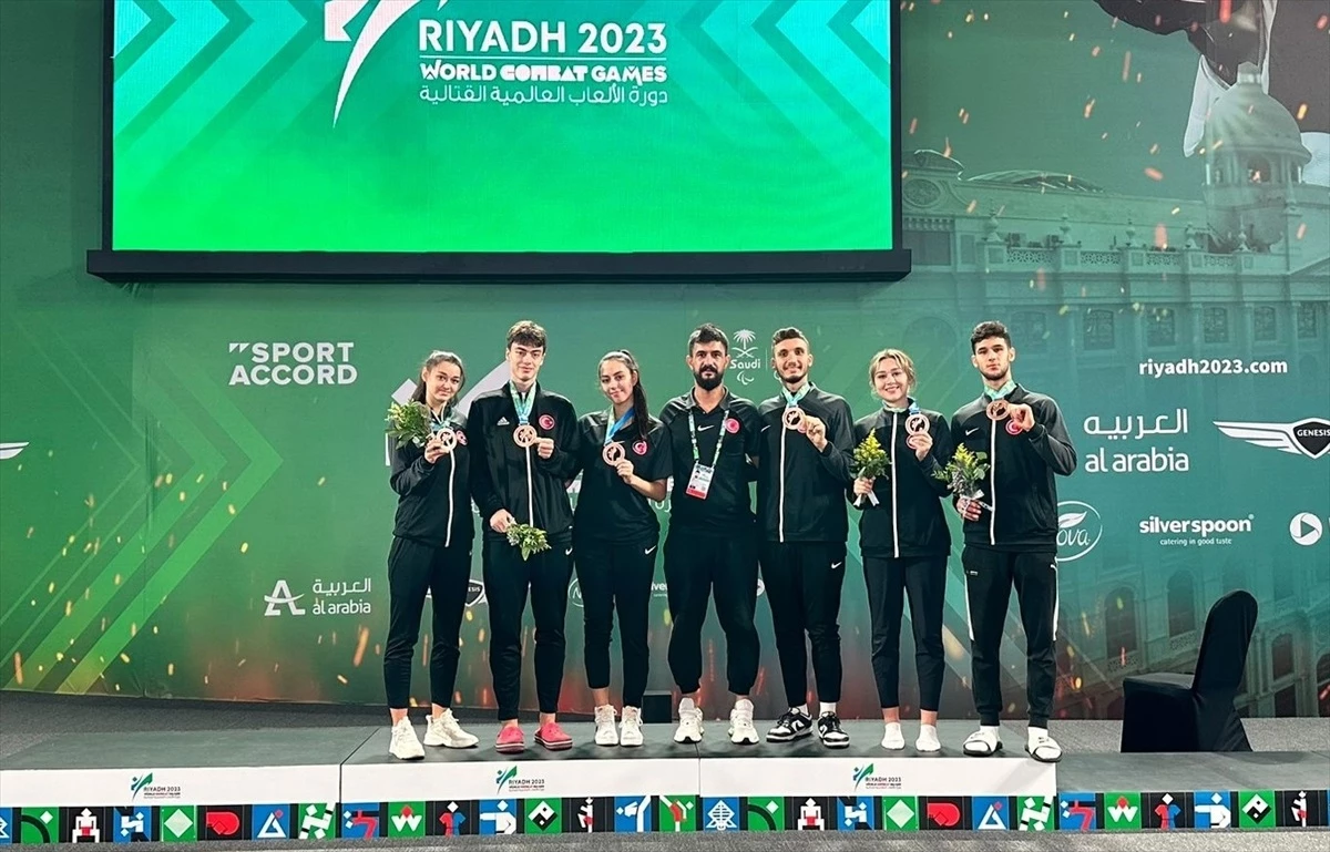 Türk Tekvando Milli Takımı, 2023 Dünya Dövüş Oyunları\'nda bronz madalya kazandı