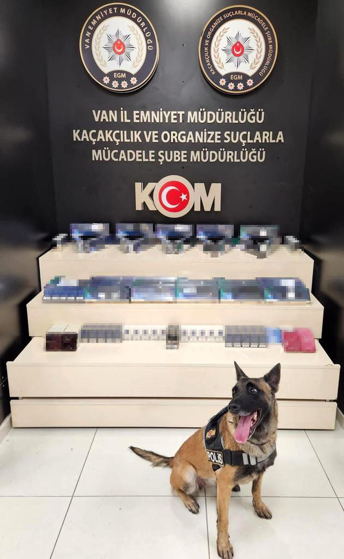Van\'da Gümrük Kaçağı Malzemeler Ele Geçirildi