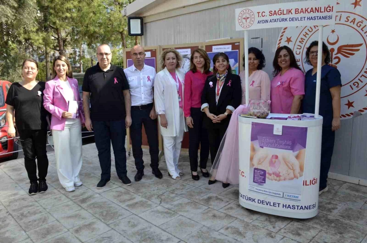 Aydın Atatürk Devlet Hastanesi\'nde Meme Kanseri Farkındalık Ayı etkinliği düzenlendi