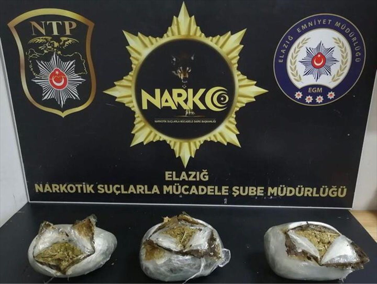 Elazığ\'da uyuşturucu operasyonunda gözaltına alınan şüpheli tutuklandı