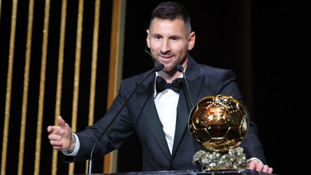 En büyük yine o! Lionel Messi, 8. kez Ballon d'Or'un sahibi oldu